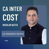 CA Inter Jan 26 & May 26 Exams Costing by CA Rakesh Rathi | Regular Batch